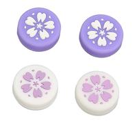 4 Tapas de Silicona Lindas para el Pulgar Kawaii 4 Tapas para Interruptor Suave para Evitar Enchufar Juegos de Video, Interruptor de Cubierta de Joystick en Forma de