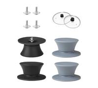 4 Tapas de Silicona Para Ollas, Cuentas y Asas Antideslizantes y Antiescaldaduras, Accesorios de Repuesto Para Botones de Tapa