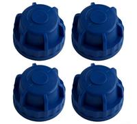4 tapas de válvula de radiador para rosca M30 x 1.5 diseñadas para soportar la regulación manual de flujo en colector termostático y unidades distribuidoras de agua
