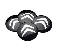 4 Tapones Adhesivos para Tapacubos para Citroen C5 X C4 C3 C2 C1 DS3 DS4 DS5 C6 56mm, Centro de Rueda de Coche Cubierta de La Etiqueta Auto Llantas Decorativa Emblema,C