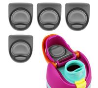 4 tapones de repuesto compatibles con Owala FreeSip de 24 onzas, 32 onzas, tapón de botella de agua de repuesto para Owala 19/24/32/40 onzas, sin BPA, accesorios de junta de tapón de boca de botella