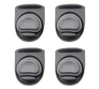 4 tapones de repuesto para botellas de agua Owala compatibles con acero inoxidable de 19, 24, 32, 40 onzas y 25 onzas para plástico Tritan, sellado de tapa superior de silicona (gris)