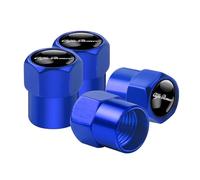 4 Tapones de Válvula Aleación Aluminio para Alfa Romeo Giulia Stelvio Quadrifoglio Giulietta 156 147 Mito Tonale GT, Tapones Rueda Coche Resistentes Corrosión, para marcar los neumáticos