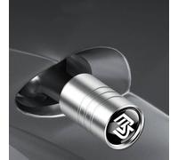 4 Tapones de Válvula Aleación Aluminio para Mazda 3 6 Atenza Axela Demio CX3 CX5 MP MS RX8 CX-7 CX-9, Tapones Rueda Coche Resistentes Corrosión, para marcar los neumáticos,Silver-4
