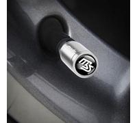 4 Tapones de Válvula Aleación Aluminio para Mazda 3 6 Atenza Axela Demio CX3 CX5 MP MS RX8 CX-7 CX-9, Tapones Rueda Coche Resistentes Corrosión, para marcar los neumáticos,Silver-6