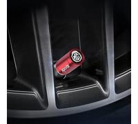 4 Tapones de Válvula Aleación Aluminio para MG ZS 5 7 6 Cyberster MG4 EV ES5 HS One GT GS MG3 EZS 3SW, Tapones Rueda Coche Resistentes Corrosión, para marcar los neumáticos,Red-2