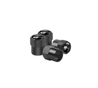 4 tapones de válvula de llanta de aleación de aluminio 3D para Volkswagen VW Golf 4 5 6 7 Jetta Polo