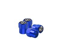 4 tapones de válvula de llanta de aleación de aluminio 3D para Volkswagen VW Golf 4 5 6 7 Jetta Polo