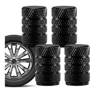 4 tapones de válvula de neumático, tapones de válvula de neumático, tapones de polvo de válvula de aleación de aluminio, de cubo y accesorios de motocicleta