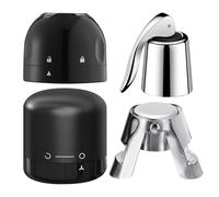 4 Tapones Para Botellas De Vino, Tapones Para Botellas De Champán, Tapones Para Champán, Protectores De Champán, Tapones Para Vino Tinto Con Cerradura, Tapones Para Champán Sellados