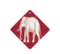 4 tarjetas ambientadoras de coche con bandera de soberanía siamesa, para colgar, desechables, para vehículos, aroma a lavanda