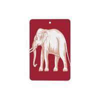 4 tarjetas ambientadoras de coche con bandera de soberanía siamesa, para colgar, desechables, para vehículos, aroma a lavanda