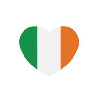 4 tarjetas ambientadoras de coche con diseño de bandera de Irlanda, para colgar, desechables, para vehículos, aroma a lavanda
