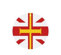 4 tarjetas ambientadoras de coche con diseño de bandera de las Islas Guernsey, para colgar, desechables, para vehículos, con aroma a lavanda