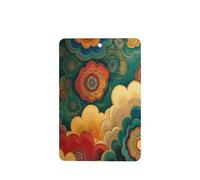 4 tarjetas ambientadoras de coche con patrón de nube, para colgar, desechables, ambientadores para vehículos, aroma a lavanda