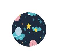 4 tarjetas de ambientador de coche con diseño abstracto de cielo nocturno, para colgar, desechables, para vehículos, aroma a lavanda