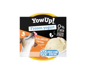 4 tarrinas x 110 g YowUp! Yogur Helado Natural Tartar De Salmón Para Perros y gatos ¡Pack Ahorro!