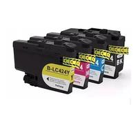 4 Tintas Compatible Brother LC-424 PACK 4 Cartuchos de Tinta LC424 para Brother DCP-J1200DW / DCP-J1200W