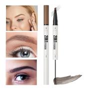 4 Tip Eyebrow Pen, Waterproof Brow Definer, Smudge Proof Makeup Pencil, Natural Hair Like Stroke Design, Long Lasting Precision Tool for Wife, Mom, Daughter, Girlfriend, Girls