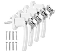 4 tiradores de ventana con cerradura, seguridad para niños, seguridad para ventanas, para niños, tirador de aluminio con transmisión de llave, cerradura de ventana con cerradura para puertas de