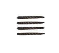 4 Tiras De ABS Cromado Pulido Manija Puerta Coche Embellecedoras Para Serie 5 G30 530li 2018 Y X4 G02 2018 Funda para manija de puerta de coche(ABS Carbon Fiber)