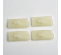 4 tiras de parachoques de guía de cadena para modelos de motosierra 024 026 028 029 039 MS240 MS260 MS291 MS390, pieza de parachoques de barra de repuesto duradera para alimentación al aire libre