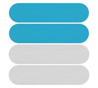 4 Tiras Magnéticas para Luces de Gabinete, Tiras Magnéticas de Repuesto Adhesivas Fuertes para Luces Debajo de Gabinetes Luces Magnéticas Adhesivas