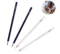 4 tizas de sastre, lápiz de tiza para sastre, tiza de costura, lápiz de tela, rotulador de tela, rotulador para costura, costura, notas, manualidades (2 colores)