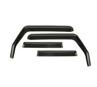 4 toldos Laterales para Ventanas, Viseras, deflectores de Viento y Lluvia, protección Exterior contra la Intemperie, para Jeep Wrangler JK 2007-2018.