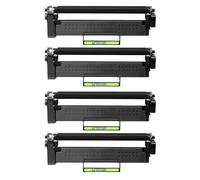 4 Tóner Compatibles TN1150 (TN-1150) para Brother DCP-L1640W, DCP-L1660W, HL-L1240W, HL-L1242W (1.000 pág.)
