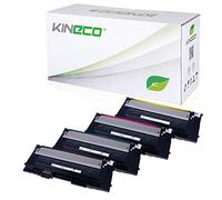 4 tóneres compatibles con CLP-320 para Samsung CLP-325, CLX-3180, CLX-3185 - Negro 1.500 páginas, Color 1.000 páginas Cada uno