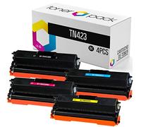 4 TONERPACK® TN423 TN421 TN426 Cartucho de Tóner Compatible para Brother DCP L8410CDW, HL L8260CDW, HL L8360CDW, MFC L8690CDW, MFC L8900CDW