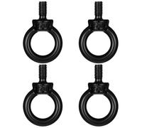 4 tornillos de anillo M6, tornillo de ojo de acero inoxidable, tornillo de anillo de acero inoxidable para tecnología de fijación y varios dispositivos de elevación técnicos