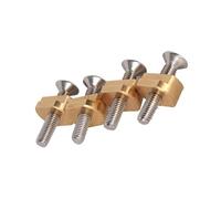4 tornillos de montaje de 6 mm y tuerca en T, tornillo de hidroala, tuerca en T deslizante con tornillo de arroz duradero