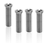 4 tornillos huecos para fregadero, 45 mm, acero inoxidable, tornillo hueco para válvulas de cesta de colador, fregadero de cocina, diámetro de 12 mm, tornillo hueco para fregadero, válvula de desagüe