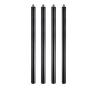 4 tubos de extensión de aluminio estratégicos para receptores de radio de 32 cm para 7 12 antenas de recepción, radiofrecuencia, accesorios de receptor portátil