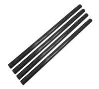 4 tubos de fibra de carbono con vínculos RC, varillas huecas de ala de tubos de carbono puro envueltos en rollo liso brillante 3K(26x24x500MM)