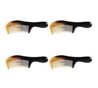 4 tubos de raspado de cuerno multi, peine de pelo para hombre, cepillo de pelo para hombre, cepillo masajeador portátil para hombres, peine para burlarse del cabello, peine de cuernos para mujer