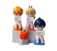 4 Types Of Chainsaw Human Electric Times Pava Hand Saw Human Pochita Dog Anime Three-dimensional Doll Model Decoration Gift