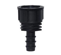 4 Uds 1/2 "3/4" rosca 16 20 25MM PE espiga for manguera Conector en T adaptador de riego por goteo jardín reparación acoplamiento tubería(SPL11-230-16MM-4PCS)