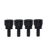 4 Uds 1/2 "3/4" rosca 16 20 25MM PE espiga for manguera conector en T adaptador juntas de tubería riego por goteo jardín Acoplamiento reparación(KSL01-212-4PCS)
