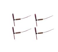 4 Uds 1-4V 412 eje de Motor de copa hueca diámetro 0,65mm velocidad 50000rpm hélice Compatible con modelo de avión Quadrotor RC