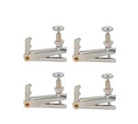 4 uds/1 Juego 4/4 3/4 afinadores finos de violín estilo colina ajustador de cuerdas de Metal sensible accesorios violín (Color : 4-4 3-4Violin Chrome)