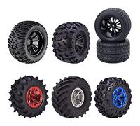 4 Uds 12mm Hub for 1/10 Rueda de neumático 120mm 125mm 130mm Monster Truck neumáticos Ruedas Buggy for RC Coche trepador Trax-xas Scx10 Buggy(Type8 135 73mm)