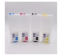 4 Uds 130ML o 300ML for HP728 728 730 830 Cartucho de Recarga de Tinta vacío de 4 Colores, Compatible con impresoras de inyección de Tinta HP Designjet T730 T830(4C130ML)