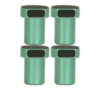 4 Uds 19mm Banco perro verde aleación de aluminio banco de trabajo clavija freno parada con almohadilla antideslizante para carpintería