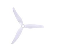 4 uds/2 Pares 51433 Accesorios de hélice de 5 Pulgadas CW CCW Motor sin escobillas hélice FPV for Dron de Carreras con visión en Primera Persona(2 Pairs Transparent)