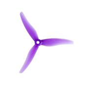 4 uds/2 Pares 51433 Accesorios de hélice de 5 Pulgadas CW CCW Motor sin escobillas hélice FPV for Dron de Carreras con visión en Primera Persona(2 Pairs Purple)