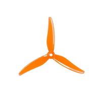 4 Uds 2 Pares 51466 5 Pulgadas 3 hélices CW CCW Motor sin escobillas Dron de Carreras con visión en Primera Persona Compatible con(4Pcs Tiger Orange)