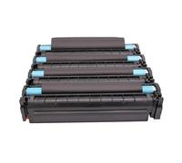 4 Uds 202A CF500A CF501A CF502A CF503A Cartucho de tóner Compatible con Impresora HP Pro M254nw M254dw M280nw M281fdw M281fdn
